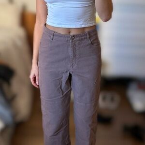Wilfred Free Mauve Cargo-Style Pants